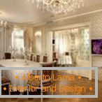 Features of classicism in the interior