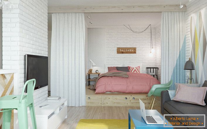 Features scandinavian style in the interior of the house (69