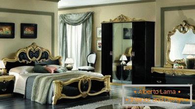 Features of the bedroom in the baroque style (55 photo)