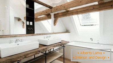 Features of the bathroom in scandinavian style (50