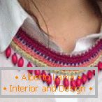 Necklace with your hands - the best master class with photo