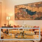 Peach color in the interior +70 photos of examples of