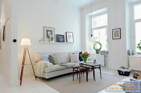 The layout and design of a small room - simple and effective