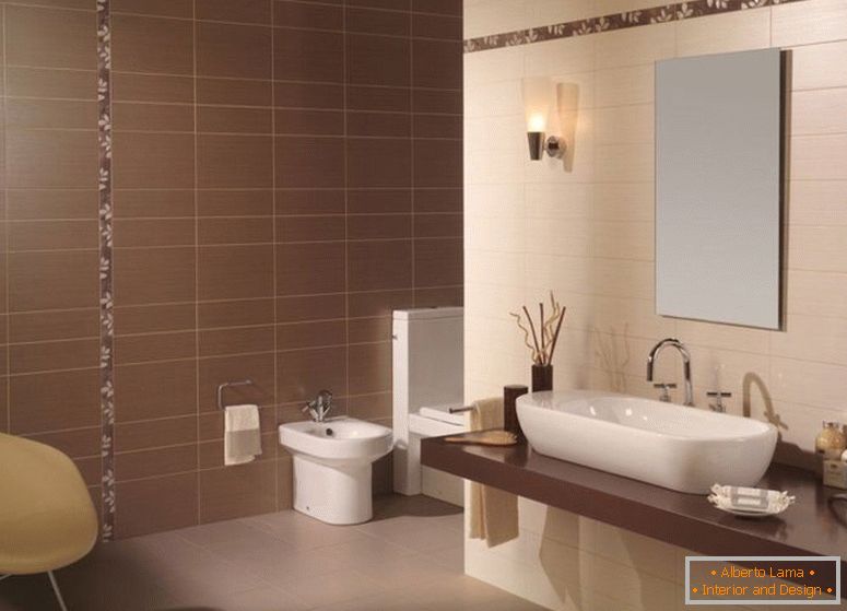 Tile for the bathroom - photos of the best bathroom