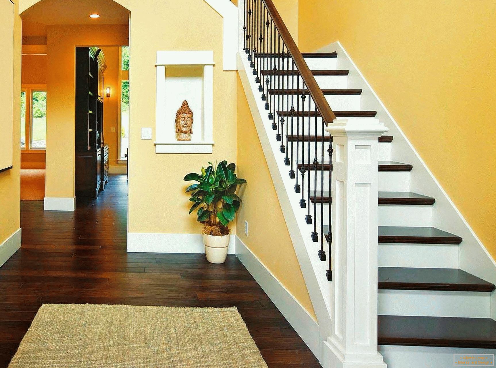 Hallways and staircases take their place