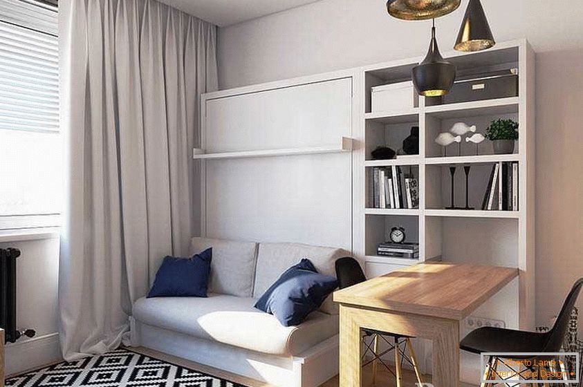 We are planning the layout of the studio apartment of 20