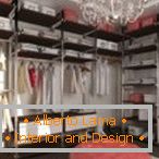 Draft wardrobe room - photo of ready-made ideas