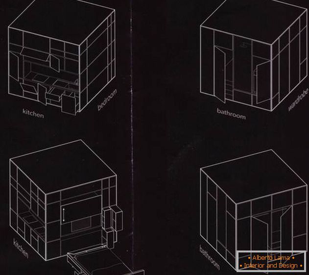 The project of a cubic house for free people