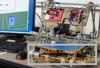 Prototype 3d printer for food printing