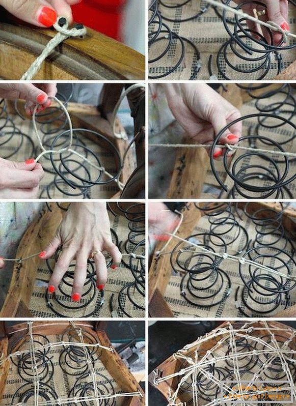 Restoration of upholstered furniture by one's own hands: