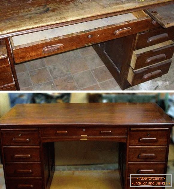 Restoration of soviet furniture with their own hands