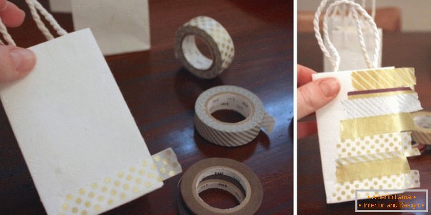 Romantic new year paper decorations with your own hands