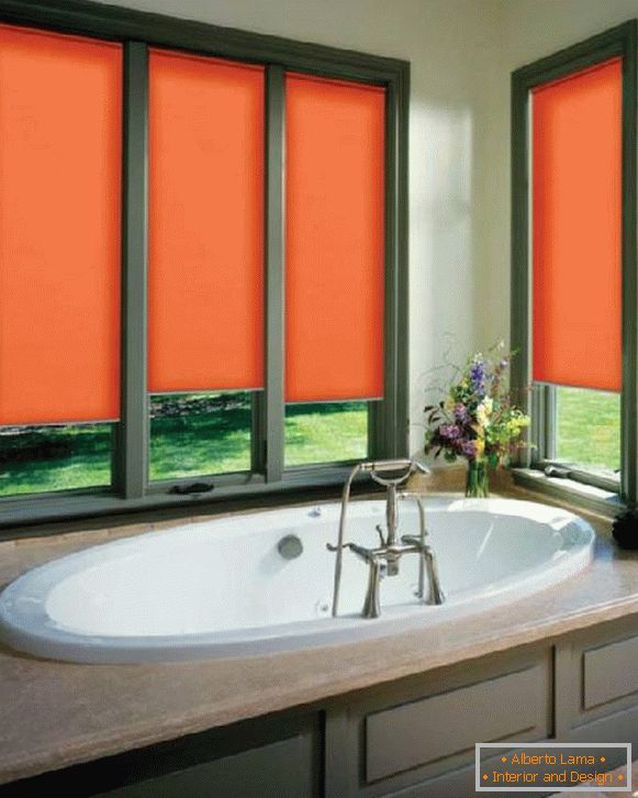Roller blinds on plastic windows - 45 photos of beautiful