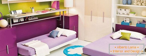 Luxury folding beds-cabinets - a unique solution for saving