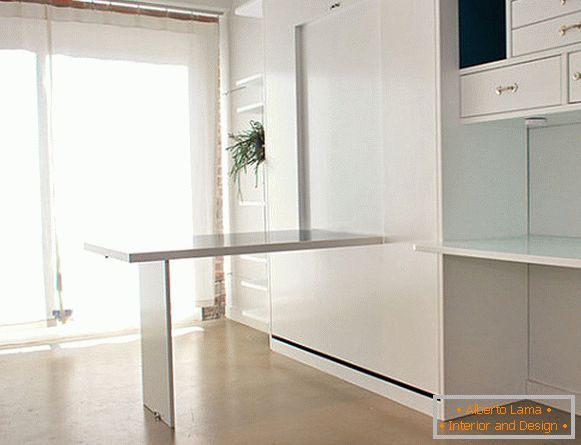 Luxury folding beds-cabinets - a unique solution for saving