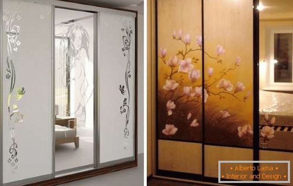 Cabinet with glass doors - the atmosphere of antiquity or a
