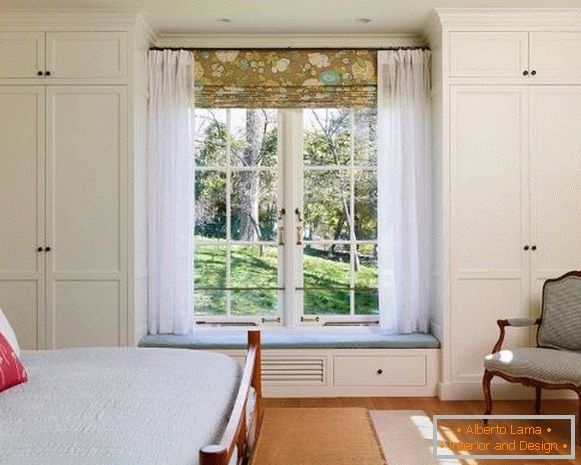 Cabinets in the bedroom - 45 photos in the modern interior