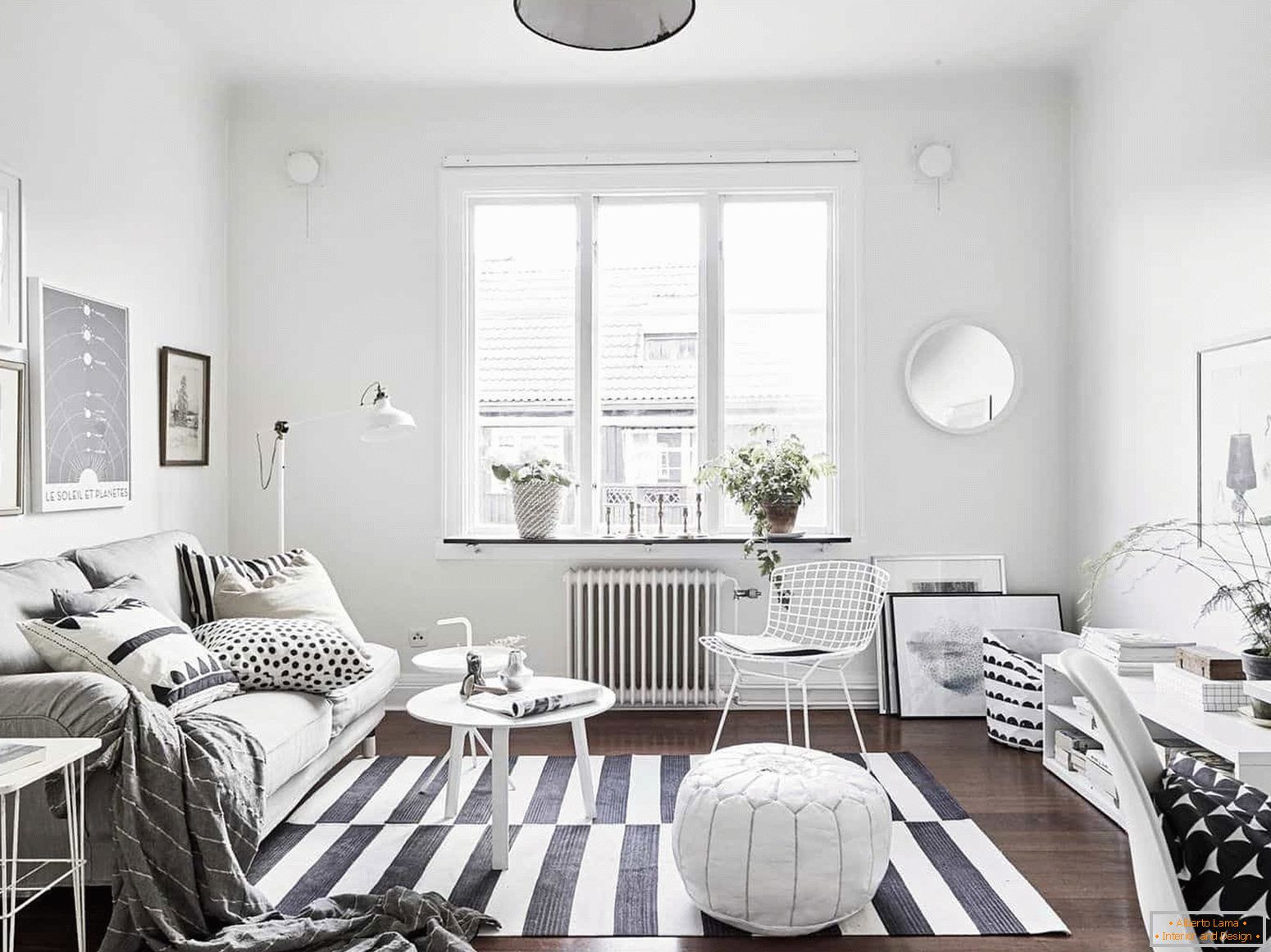 Scandinavian style: application in interior design
