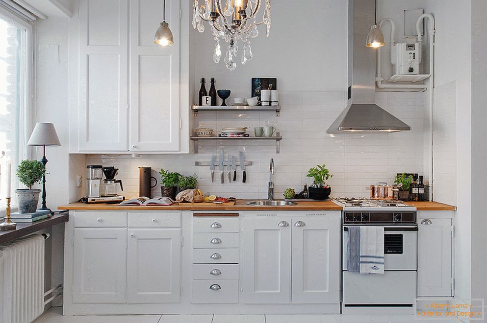 Scandinavian style in the interior of the apartment: