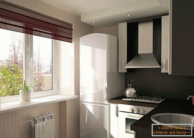 Modest and comfortable small kitchen - photos of popular