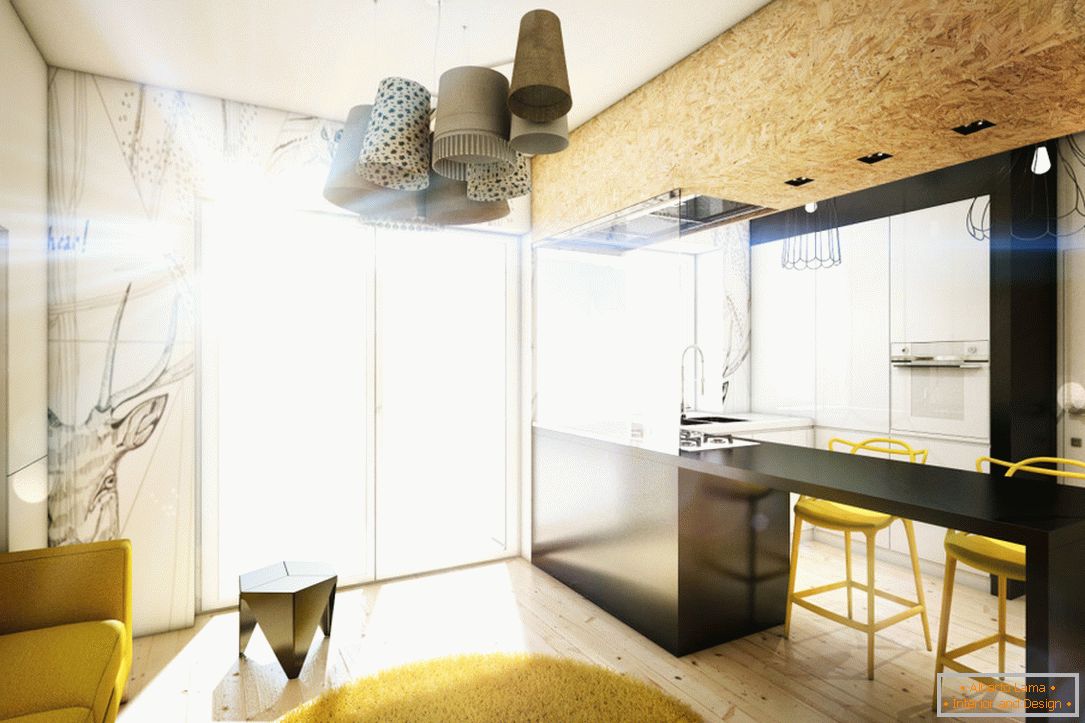 The combination of shades of yellow in the interior revived