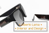 Salvin clein sunglasses with a flash drive in the bow