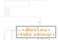 Modern architecture: a two-storey house in madrid in the