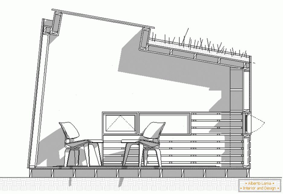 The modern interior of a small house from nicholas hunt: a