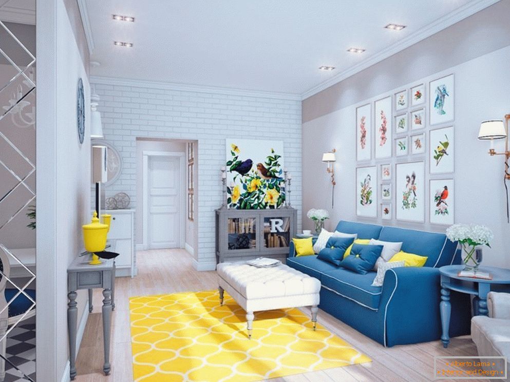 We create bright accents in the interior