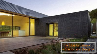 Creation of projects of one-storey houses in high-tech style
