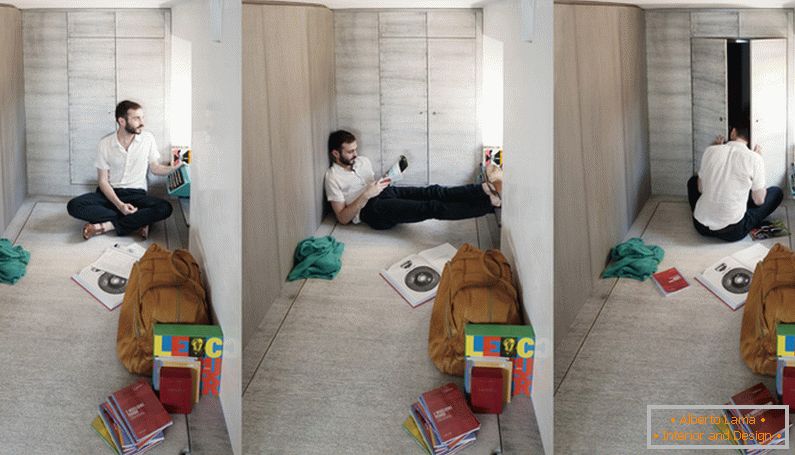 Create a three-room apartment on thirty square meters -