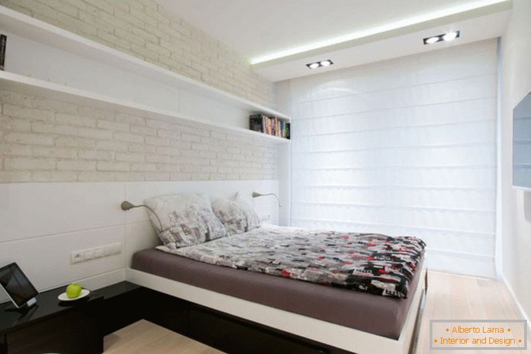 Bedroom in the style of minimalism - 70 photos of the