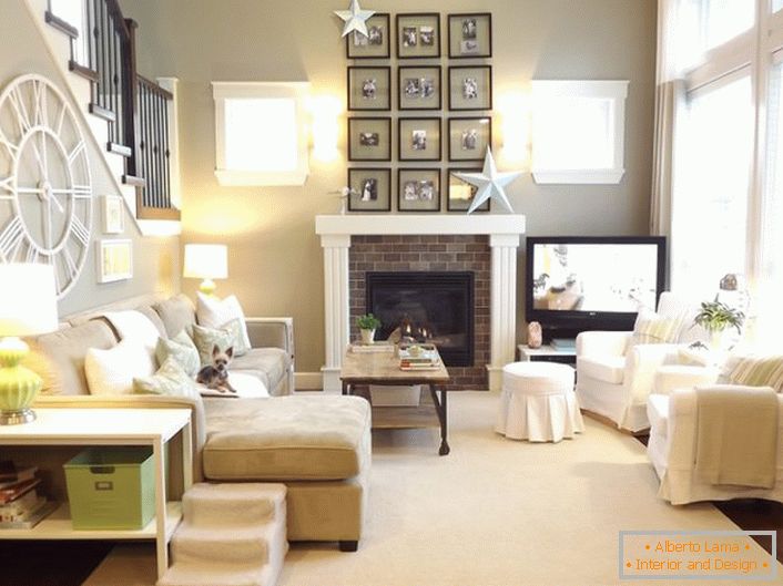 Mediterranean style in the interior of the house