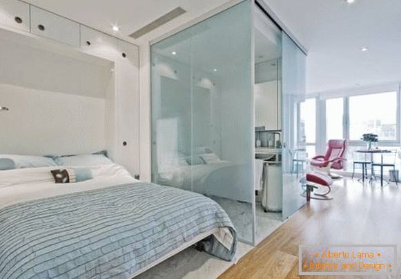 Stylish studio apartments (40 photo interiors)