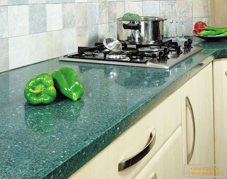 Tabletops for the kitchen - photo review from the catalog of