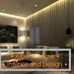 Led ribbon in the interior +50 photo lighting ideas