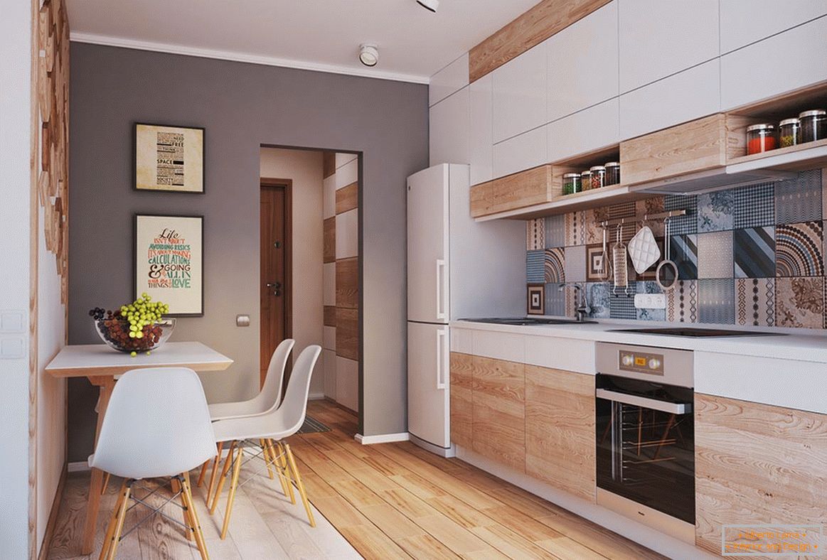 Surprisingly functional design of a small modern apartment