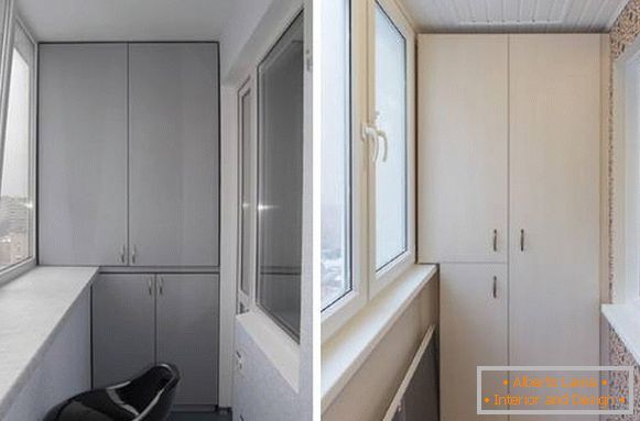 Comfortable and beautiful wardrobe on the balcony - 40