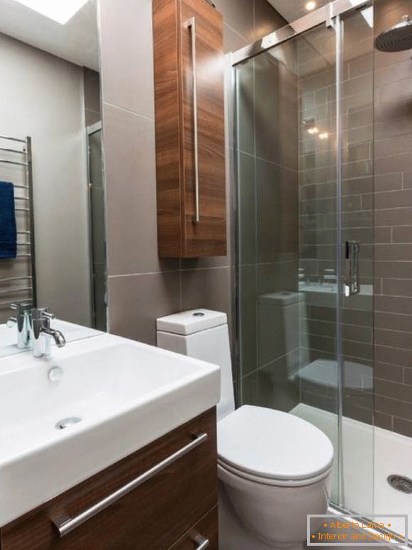 Convenient solution - closet in the toilet above the toilet