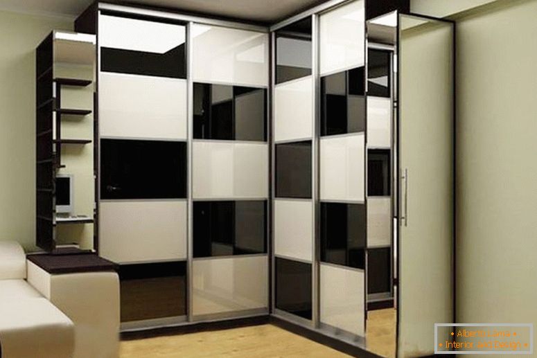 Corner cabinet in the interior - 115 photos of modern models