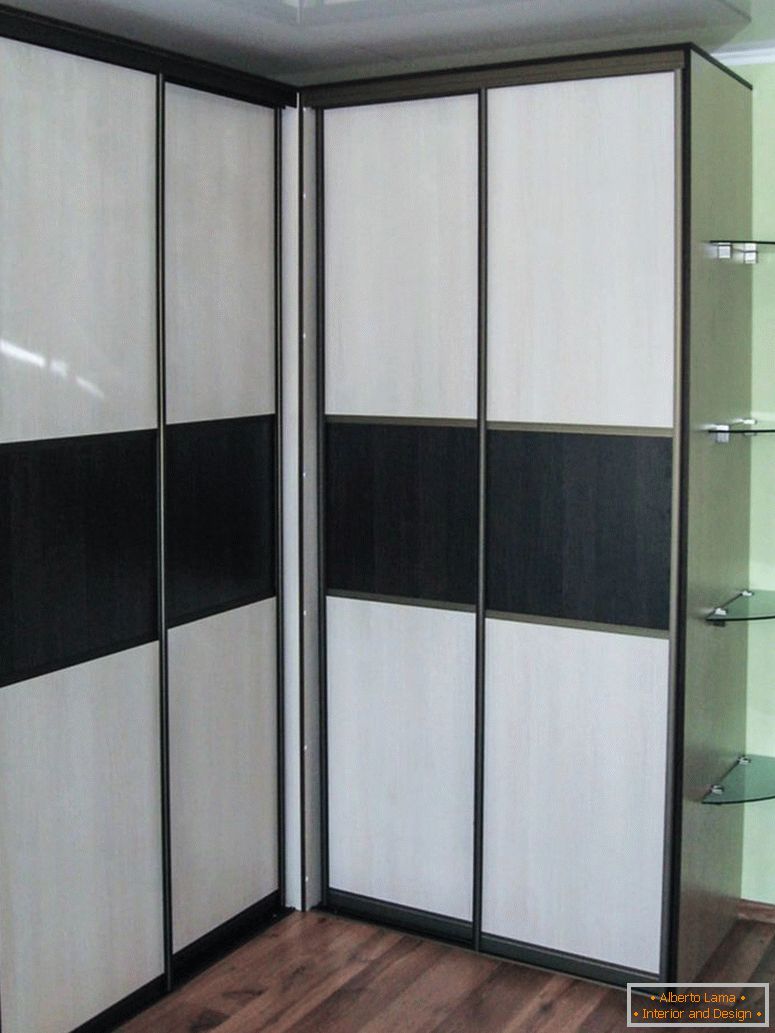 Corner cabinet in the interior - 115 photos of modern models