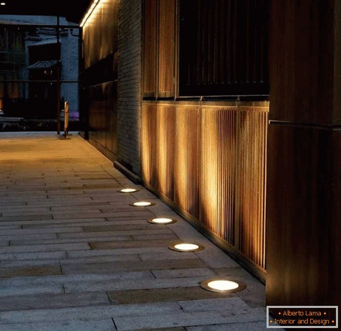 Street lighting for a country house - 32 photos with