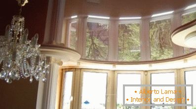 The uniqueness of glossy stretch ceilings (55 ready-made