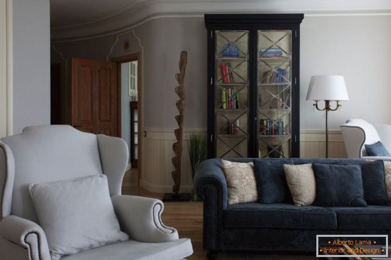 Narrow living room - photo examples how to visually enlarge