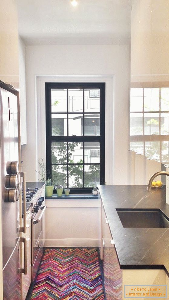 Magnificent interior of a very small kitchen