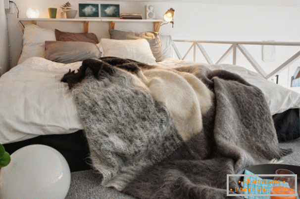 Magnificent scandinavian look in the design of a small