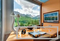 Magnificent tschuggen grand hotel in the swiss alps