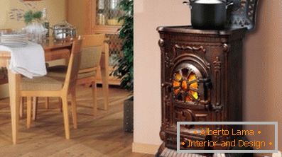 Choosing a cast-iron fireplace for the house (75 realized