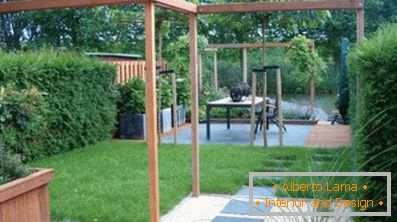 Expressive and laconic landscape design in the style of