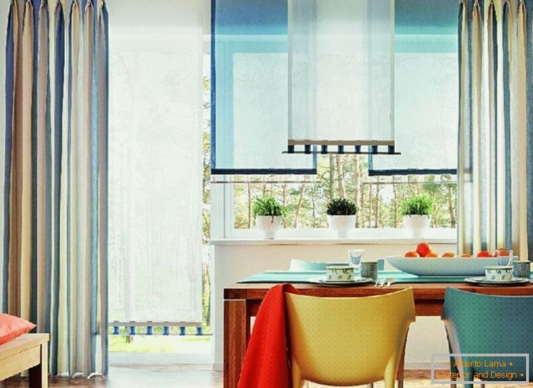 Curtains in the kitchen - 100 photos of the best new